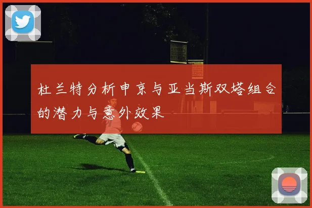 杜兰特分析申京与亚当斯双塔组合的潜力与意外效果